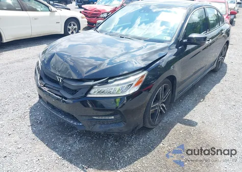 2017 Honda Accord Touring V6 из США, поврежденный, VIN 1HGCR3F90HA036479